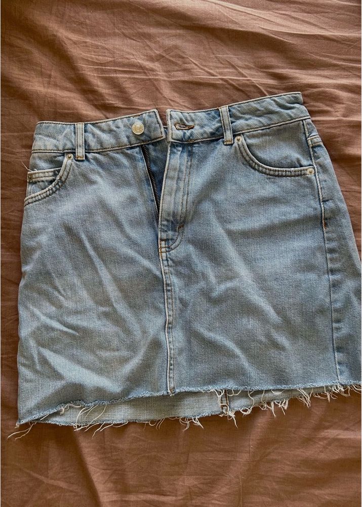 Denim Mini Skirt