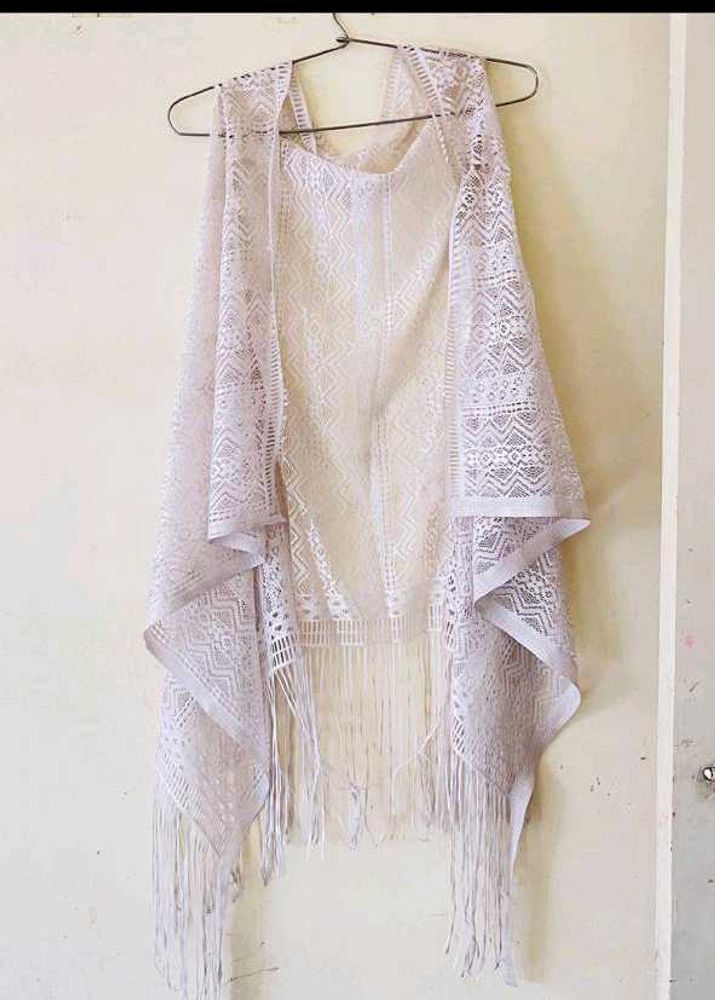 Lace Fringe Vest