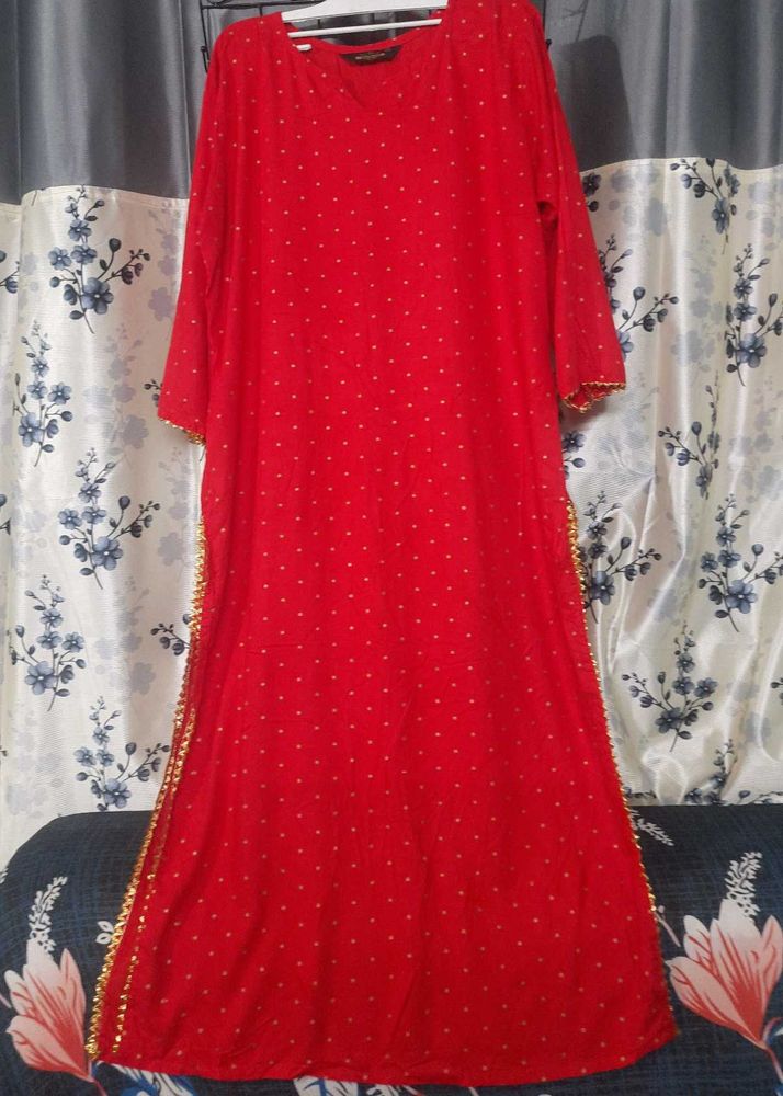 Gosriki Red Kurti Xxl Size