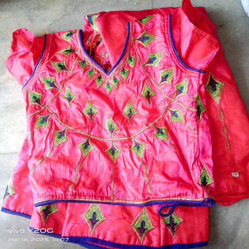 Girls Gagra Dress Set
