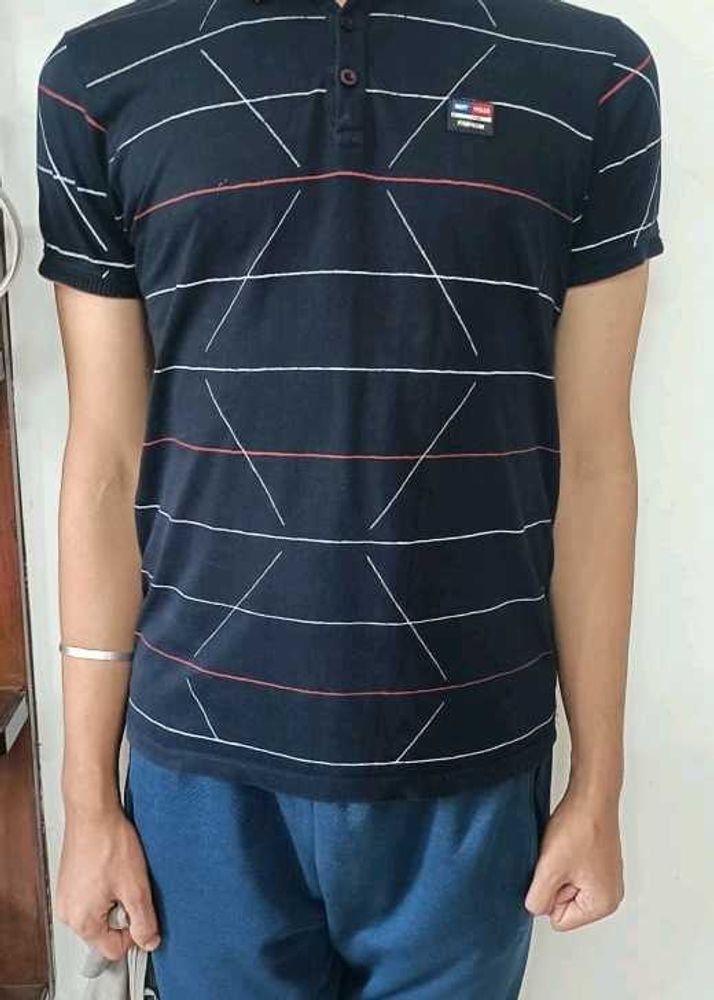 Striped Polo Shirt