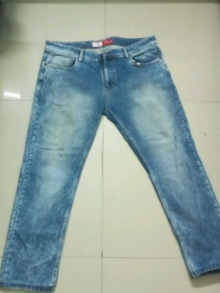 Acid Wash Denim Jeans