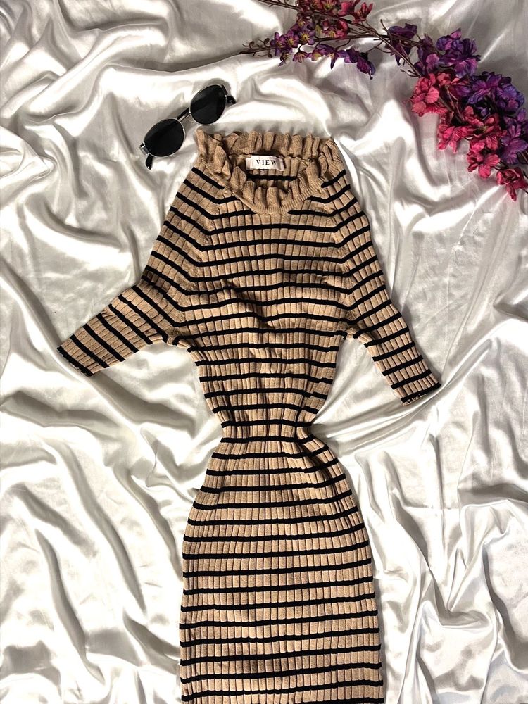 Striped Bodycon Dress