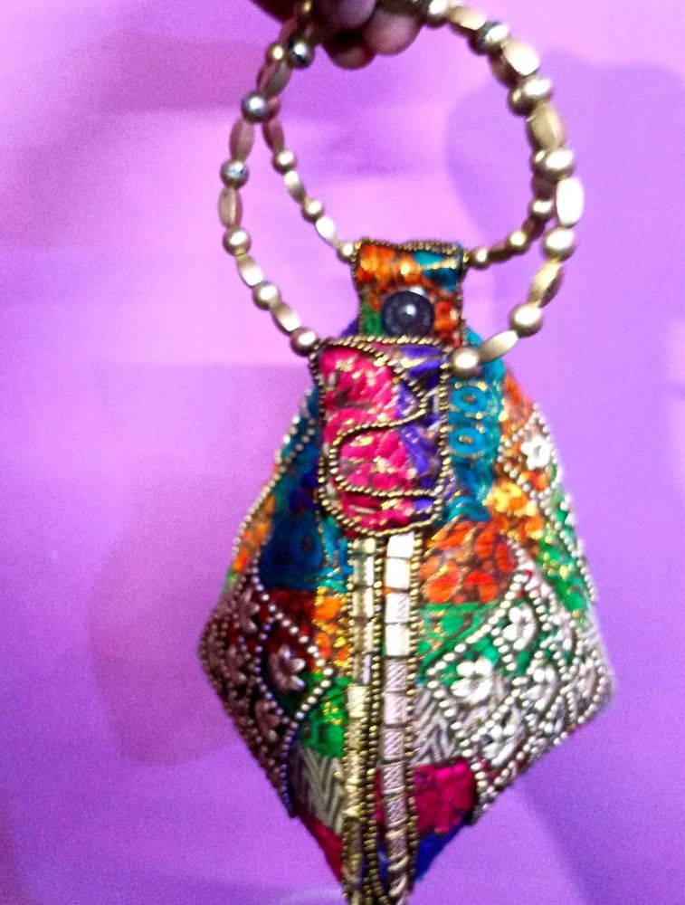 Multicolored Party Handbag