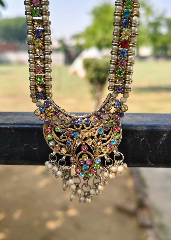 Colorful Pearl Necklace