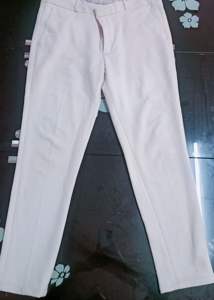 White Colour Pant