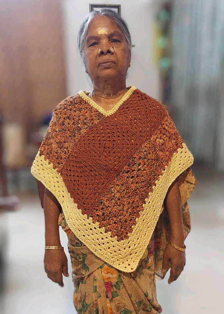 Handmade Crocheted Poncho