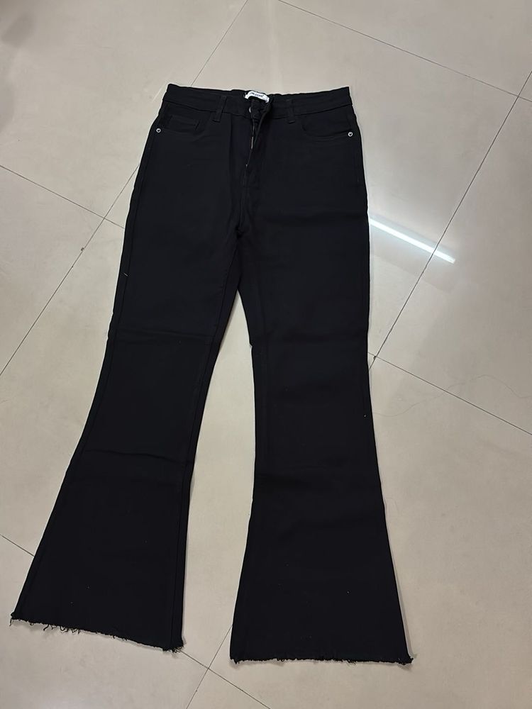 Black Flare Jeans