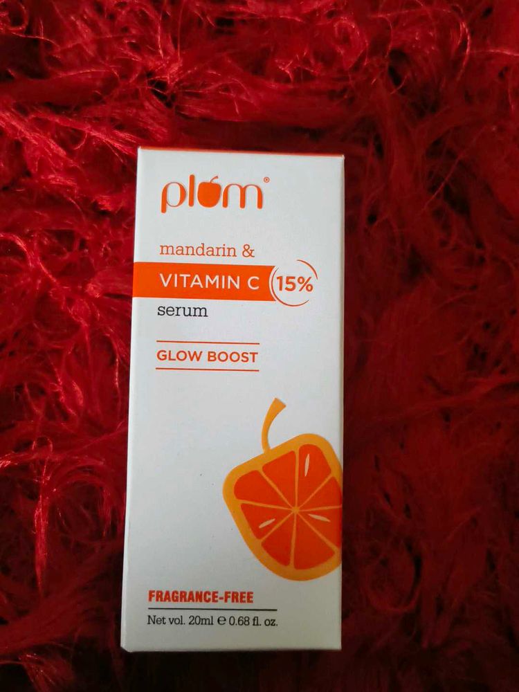 Plum Mandarin &amp; 15% Vitamin C Face Serum