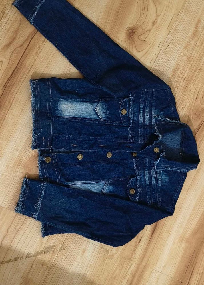Distressed Denim Jacket