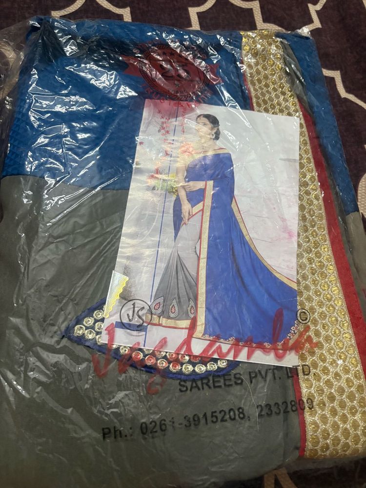 new saree with tag
