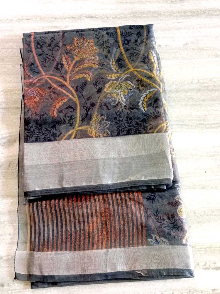 Beautiful Grey Saree