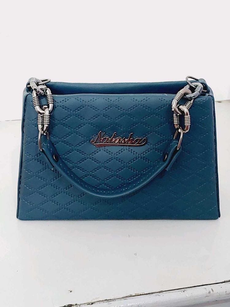 Stylish  Blue Hand Bag 👜