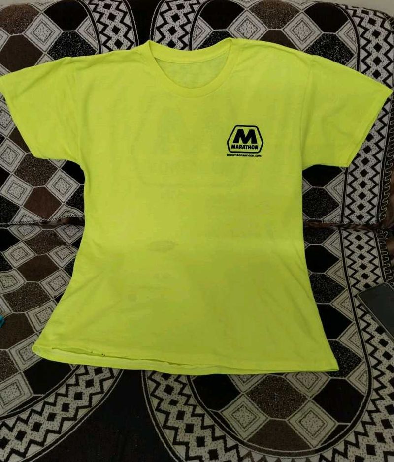 Marathon T-Shirt Neon Yellow