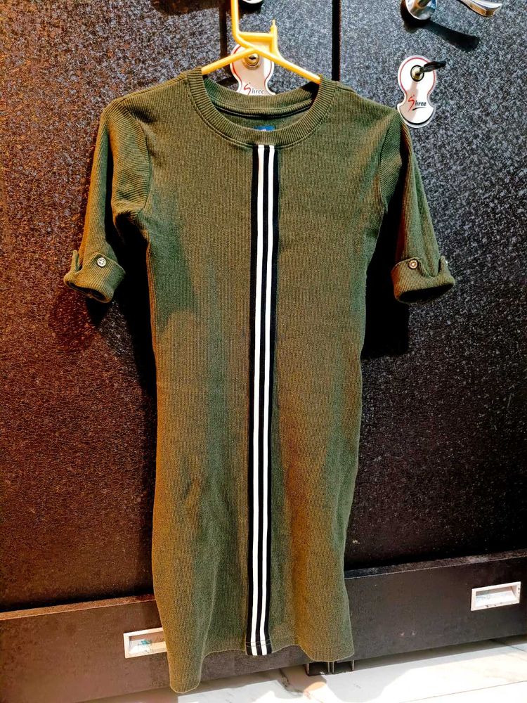Olive Green 🫒 racer dress