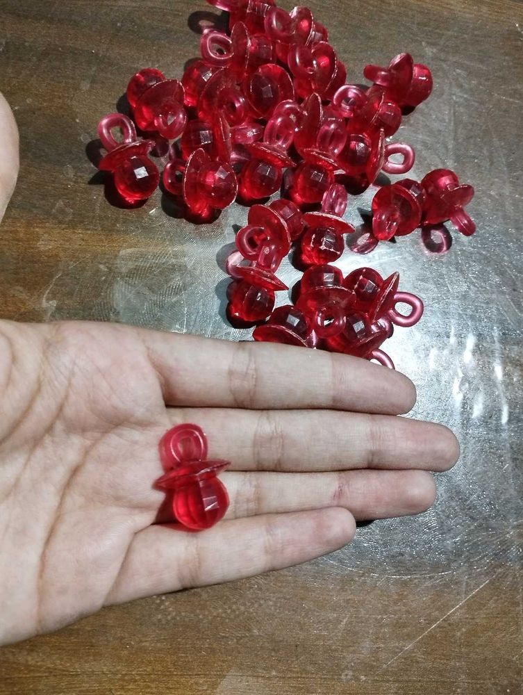 Red Latkan Beads❣️