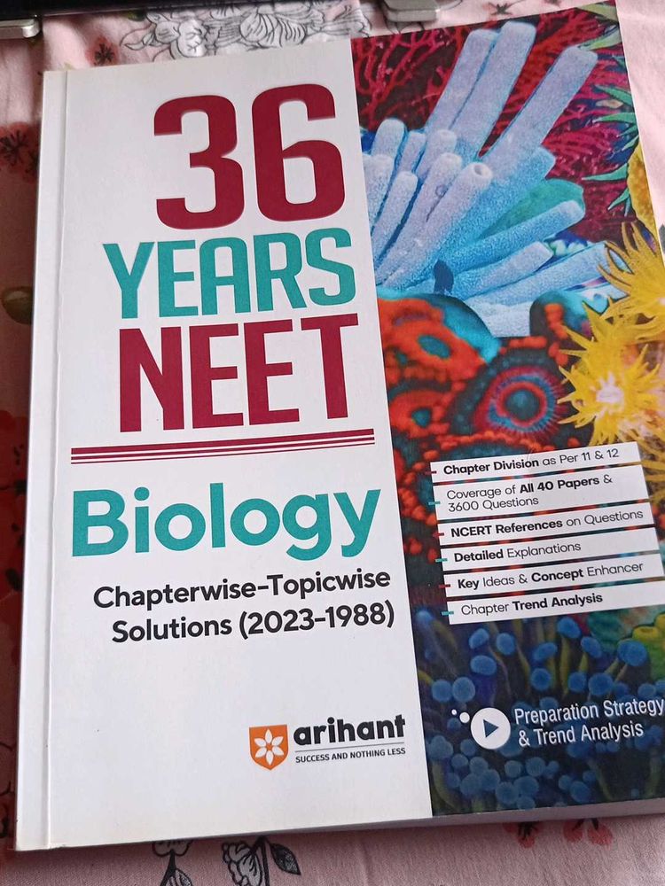 36 Years NEET Biology Solutions (2023-1988)