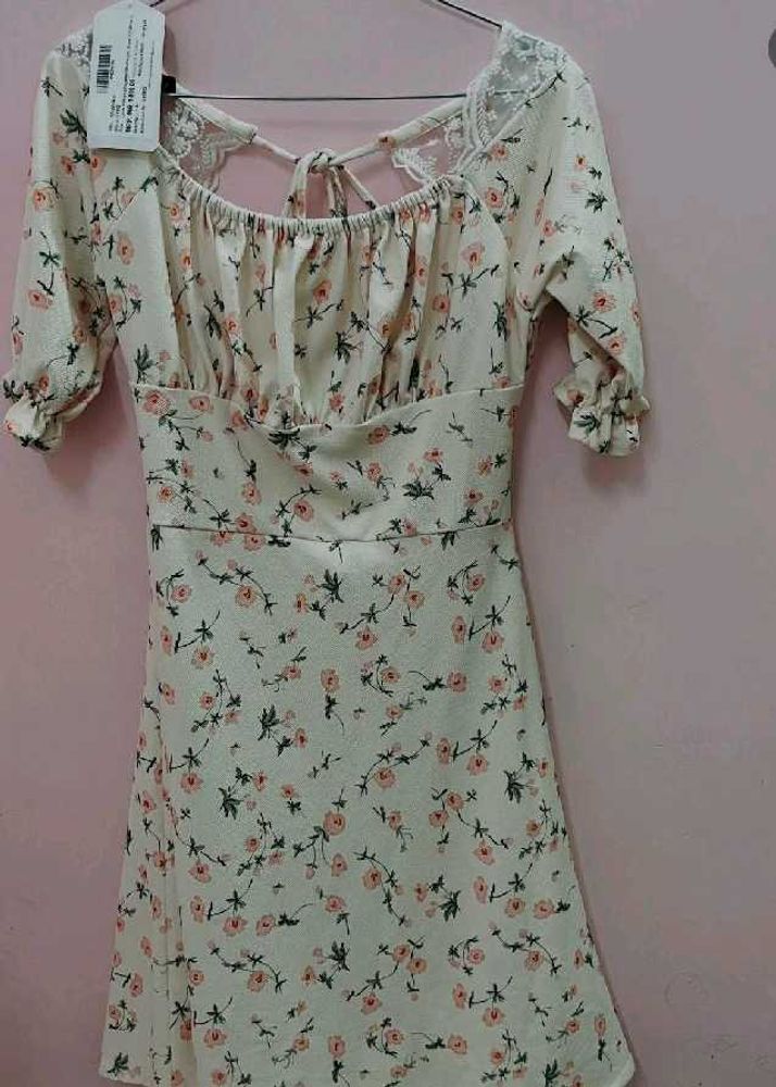 Floral Print Mini Dress