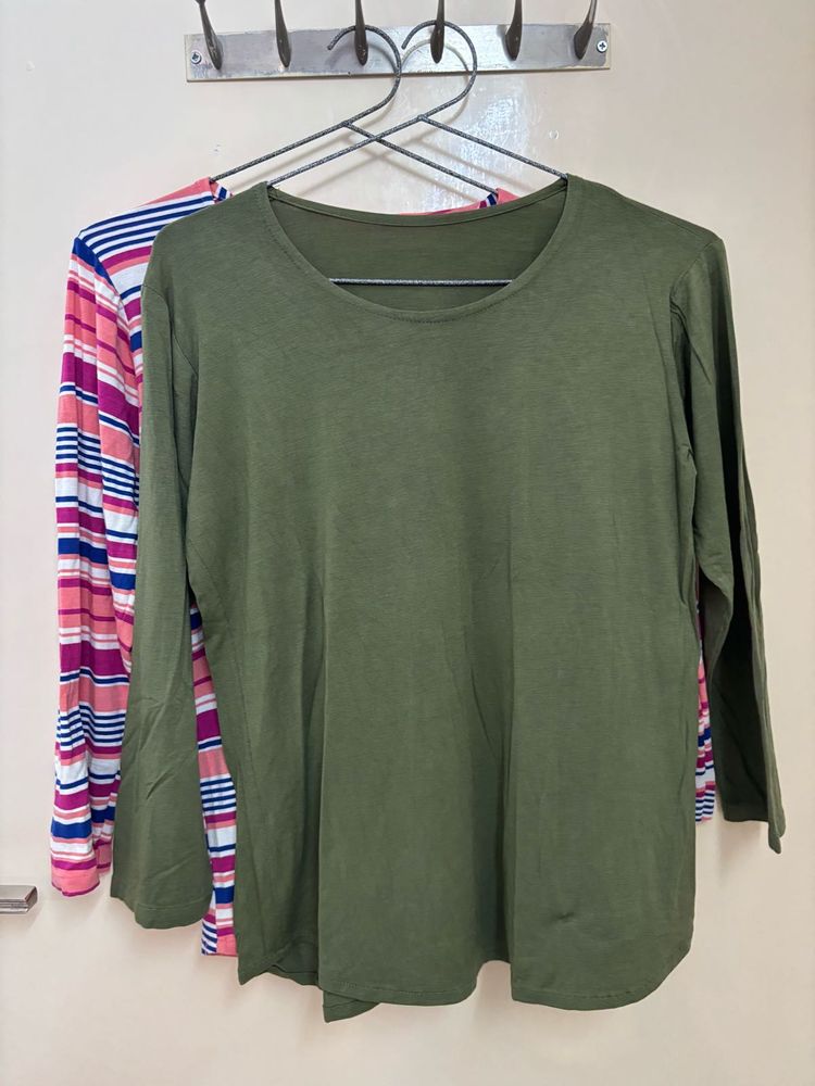 COMBO of Two Full Sleeves Tshirts