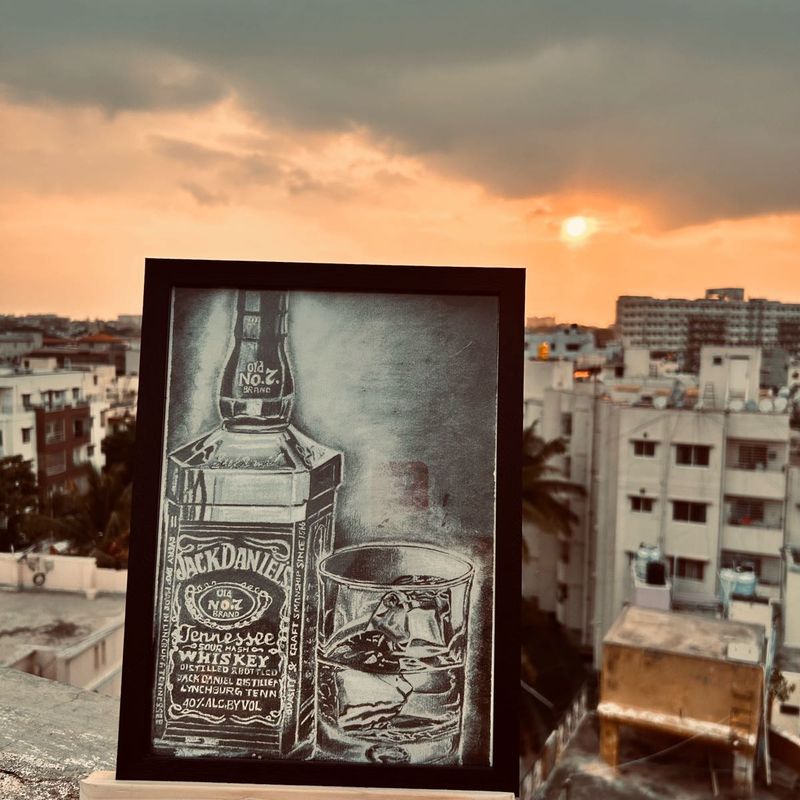 Combo Of 2 Framed Hand Made  Artwork