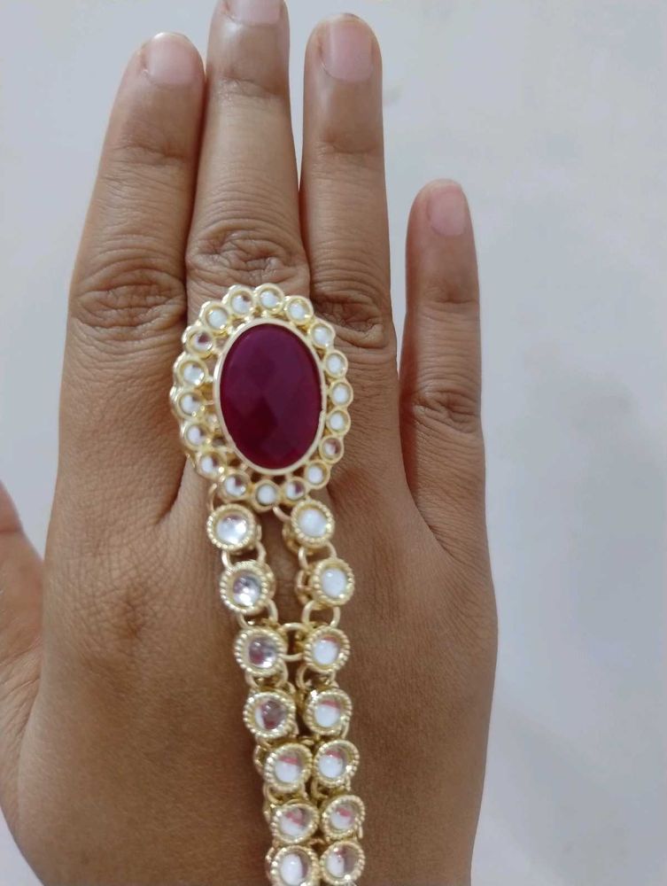 Statement Ring Bracelet