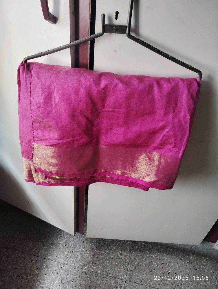Pink &amp; Gold Ethnic saree