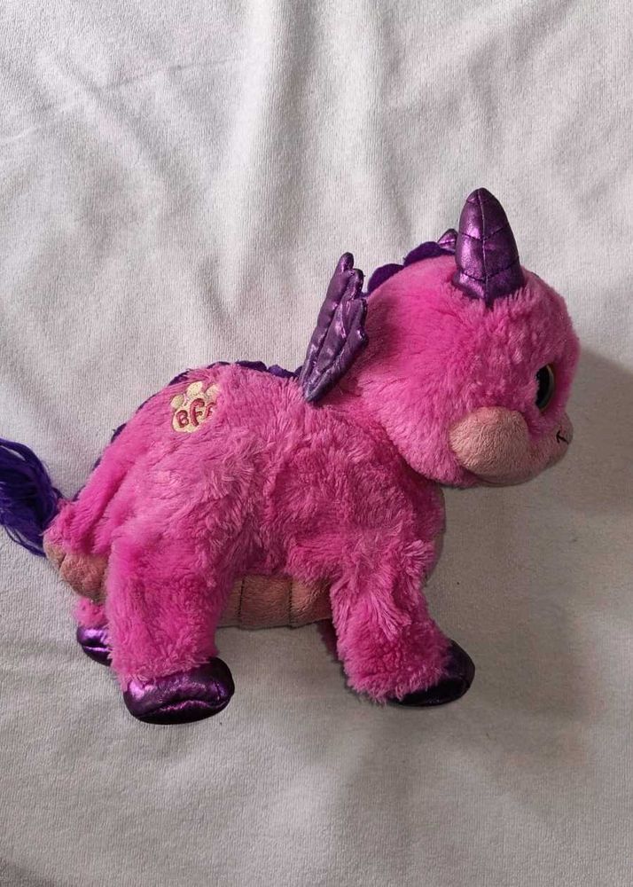 Pink Dragon Stuffed Animal