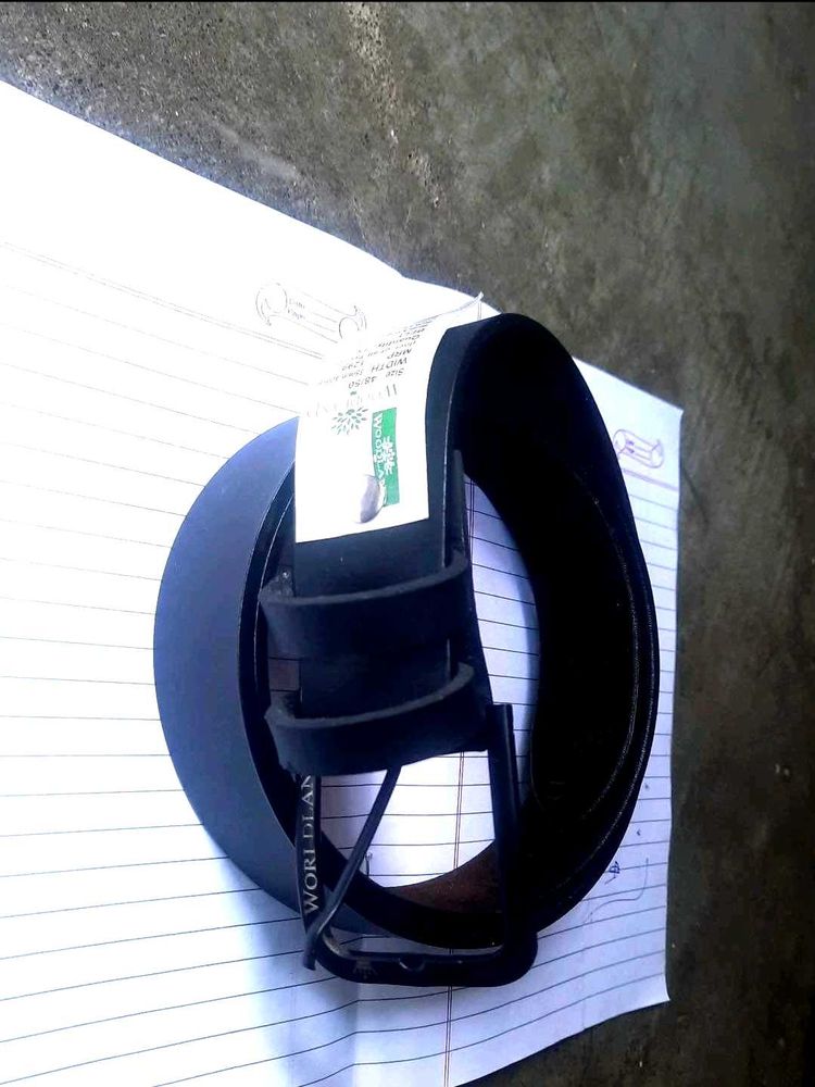 Black Leather Belt