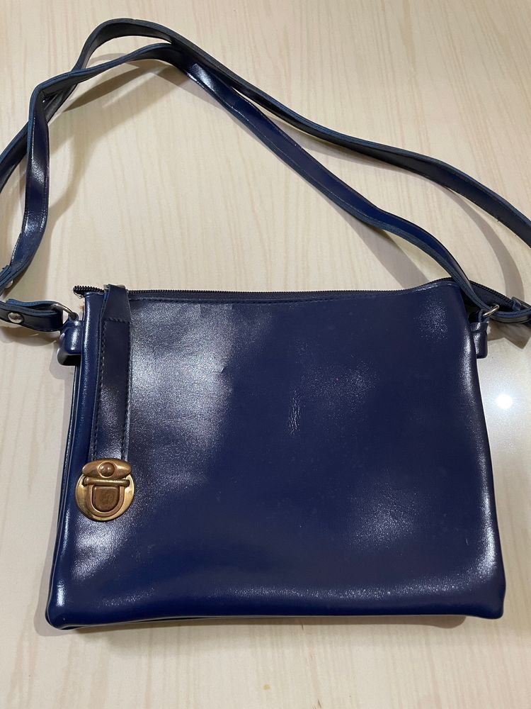 Blue Sling Bag