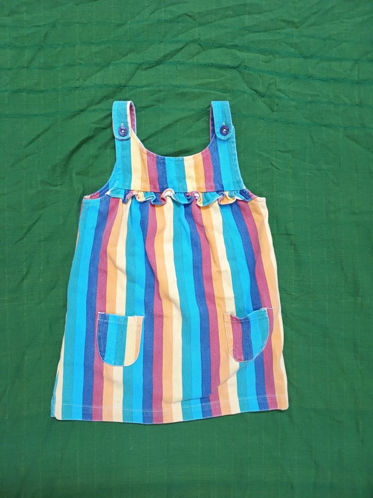 Rainbow Colour Dress And Night Suit For Girls