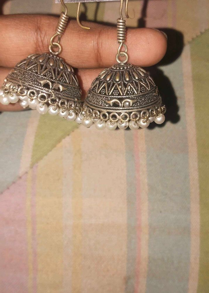 Vintage Style Jhumka Earrings