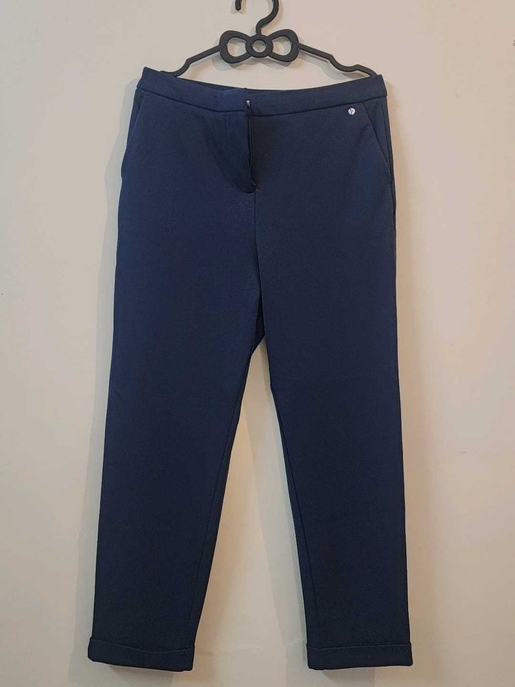 New Navy Blue Van Heausen Formal Trousers