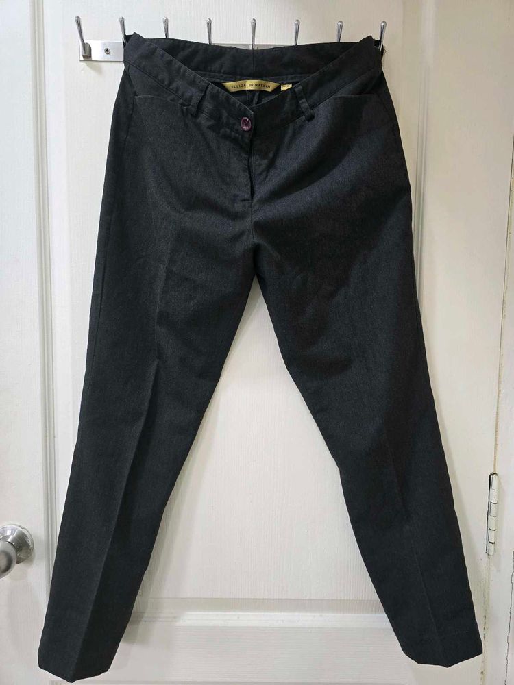 Elliza Donatein Charcoal Grey Pants