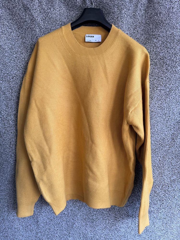 Logan Mustard Knit Sweater