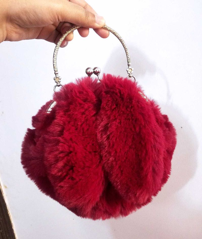 Faux Fur Clutch