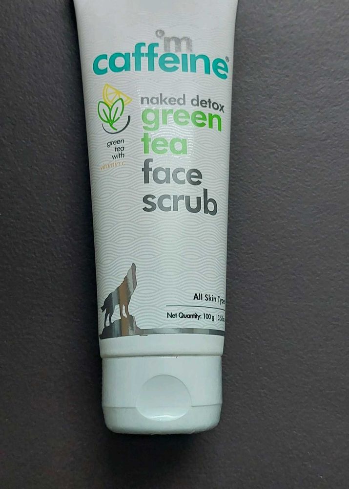 mcaffeine green tea face scrub