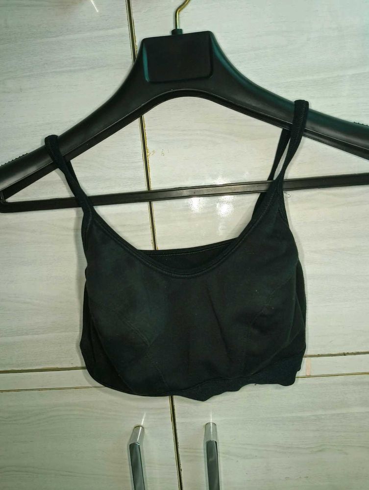 Black Sports Bra