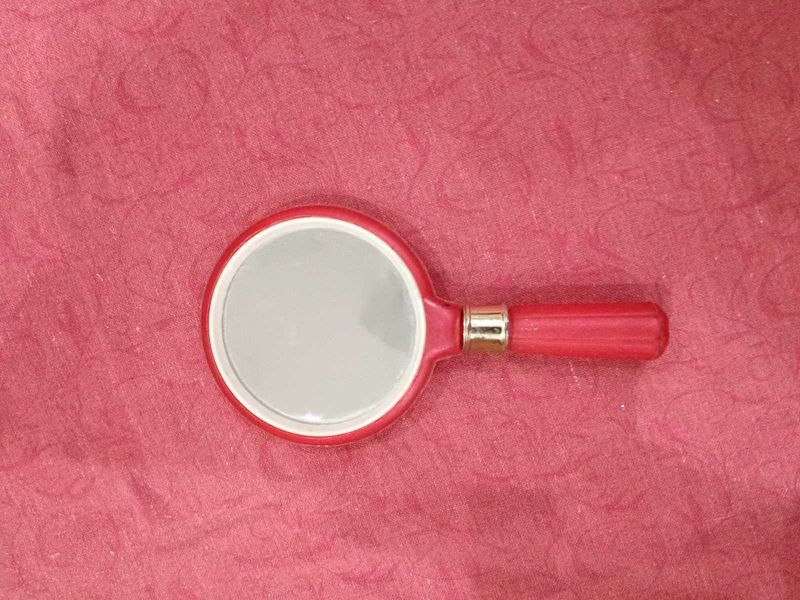 Vintage Handheld Mirror, Hair Band, Nailpolish