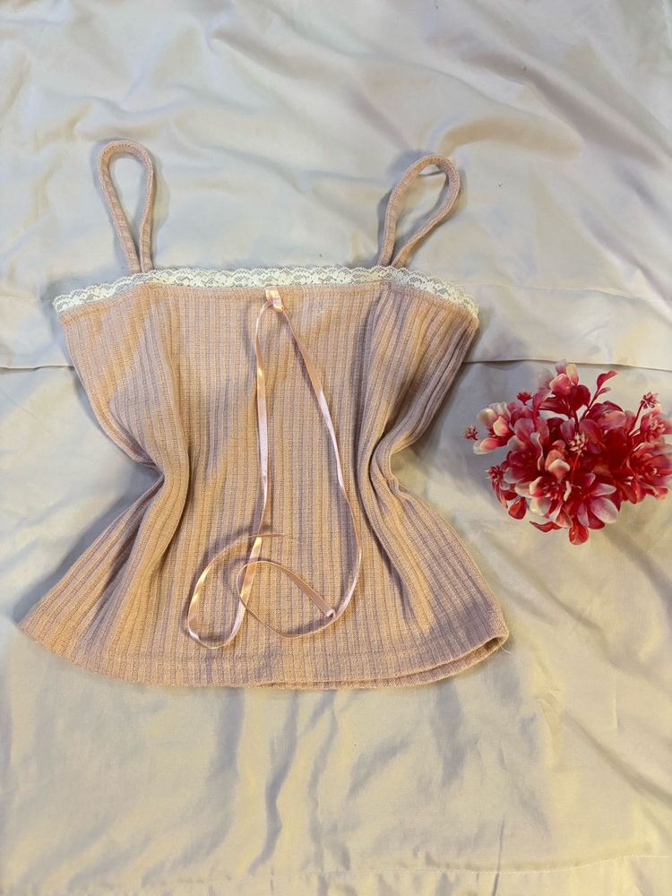 Blush Pink Cami Top. NEW WITHOUT PRICE TAG