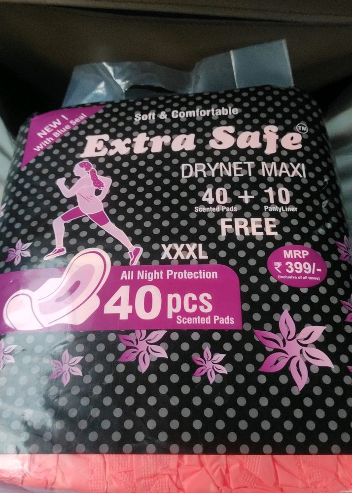 40+10 SANITARY PADS DRYNET (TOTAL 50COUNTS)(WOMEN)