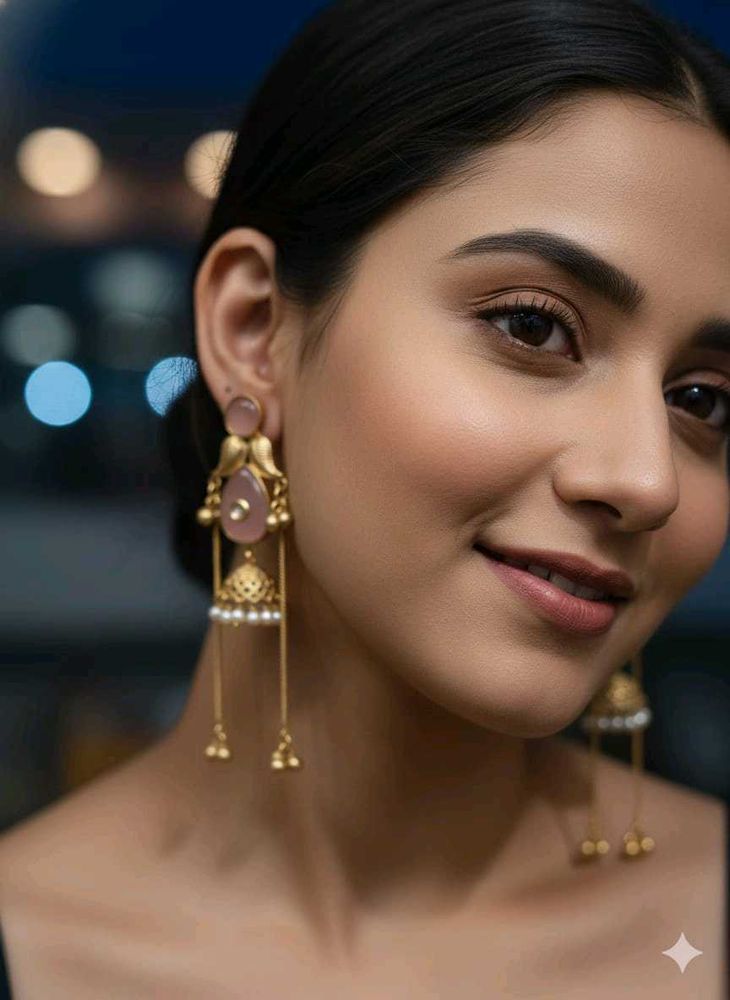 Elegant Drop kashmiri earring