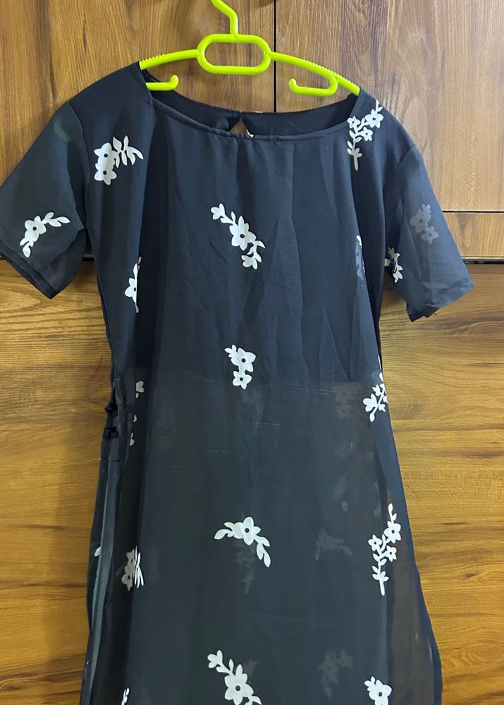 Floral Print Kurta