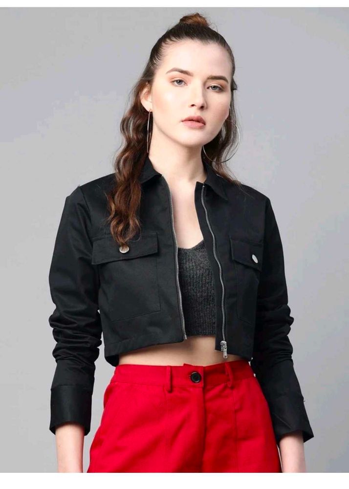 solid casual jacket
