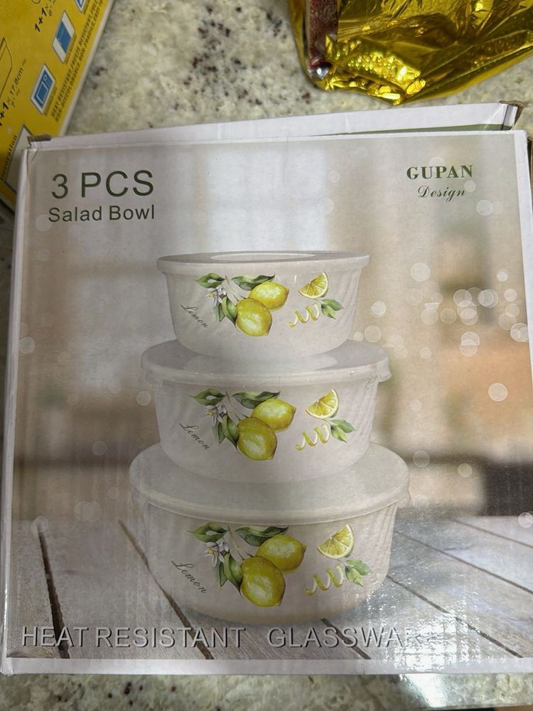 GUPAN 3-Piece Salad Bowl Set