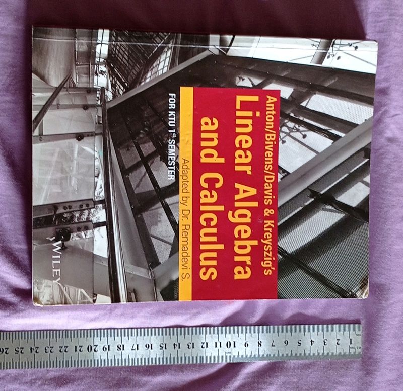 Anton/Bivens/Davis &amp; Kreyszig&#39;s Linear Algebra and Calculus