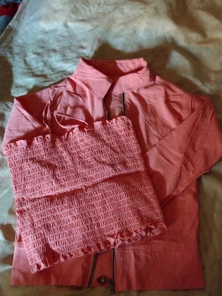 Coral Two-Piece Set