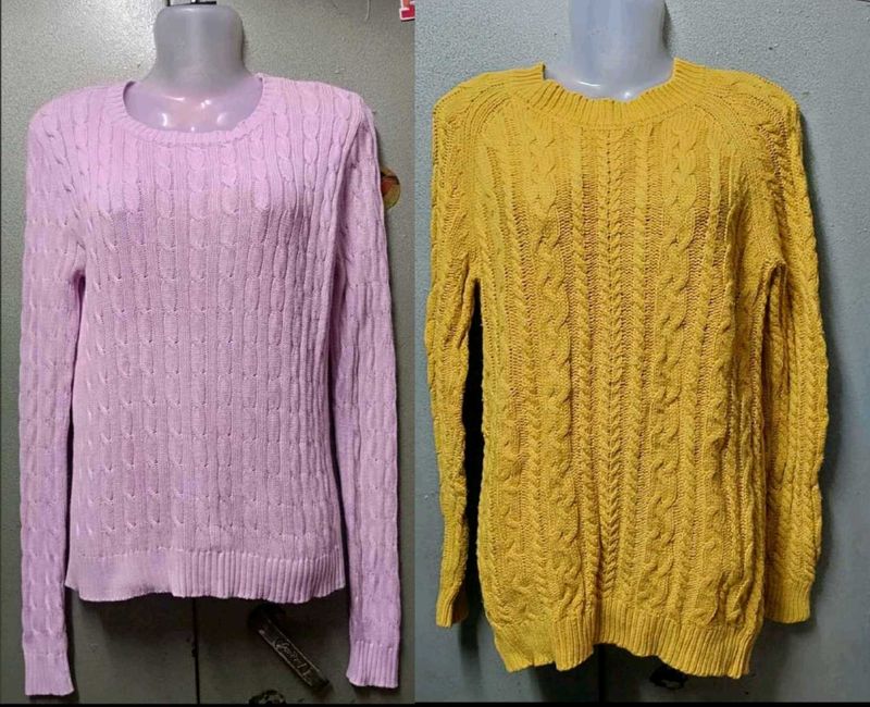 Cable Knit Sweaters Combo