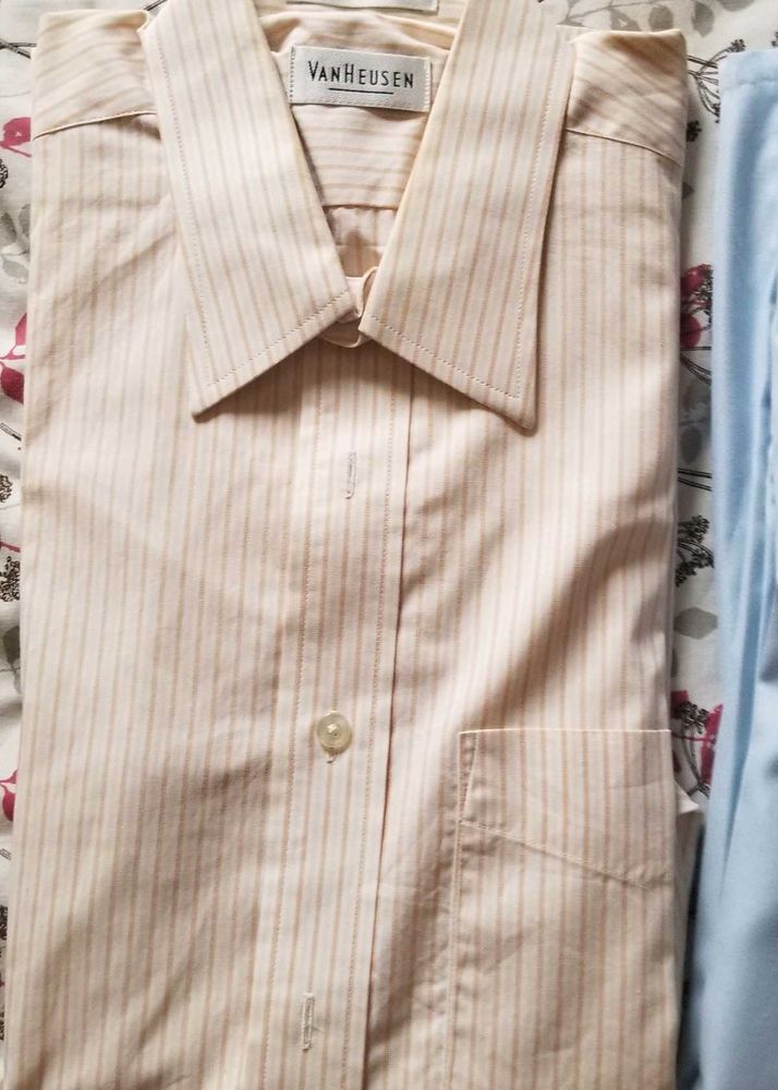 Van Heusen Striped Shirt used only once