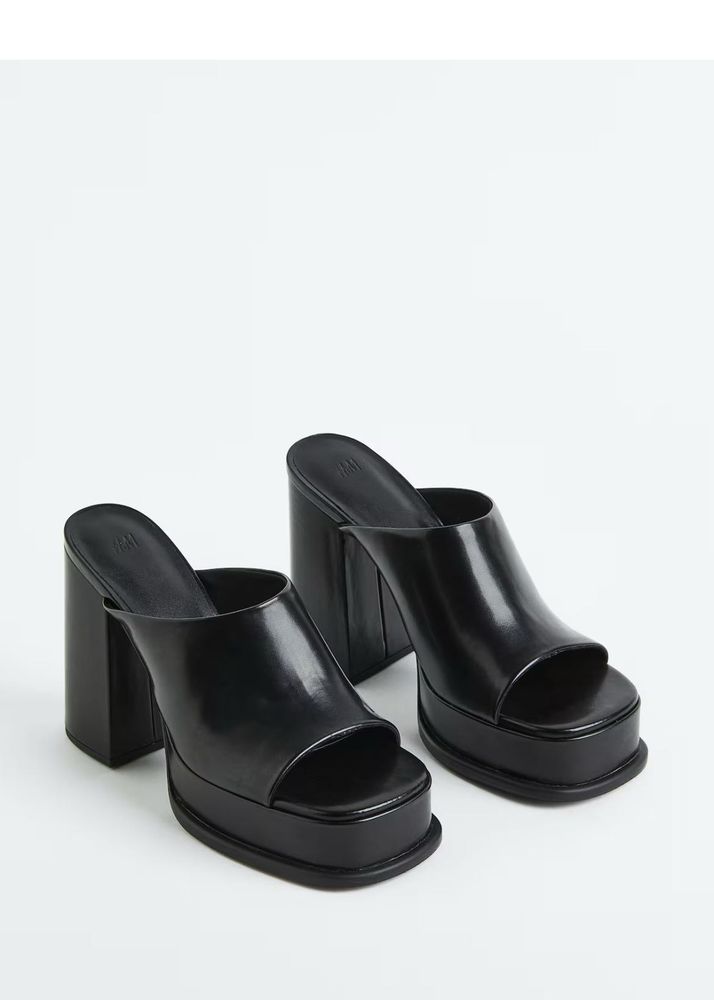 H&amp;M Black Platform Heels