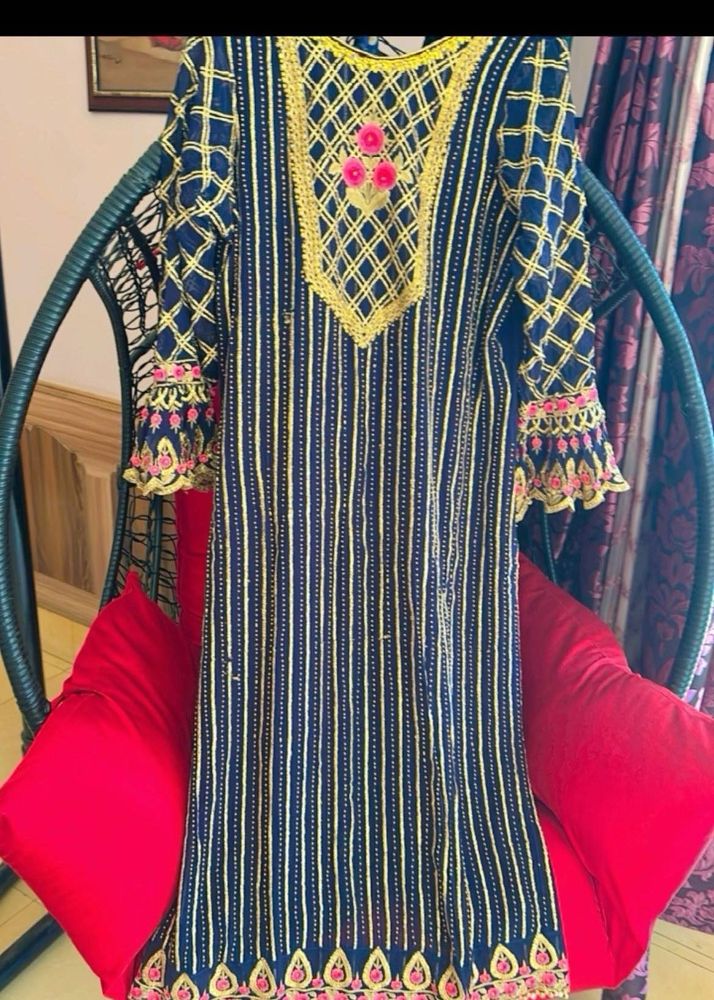 Elegant Embroidered Kurta